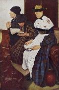 Three Women in Church (mk09) Leibl, Wilhelm